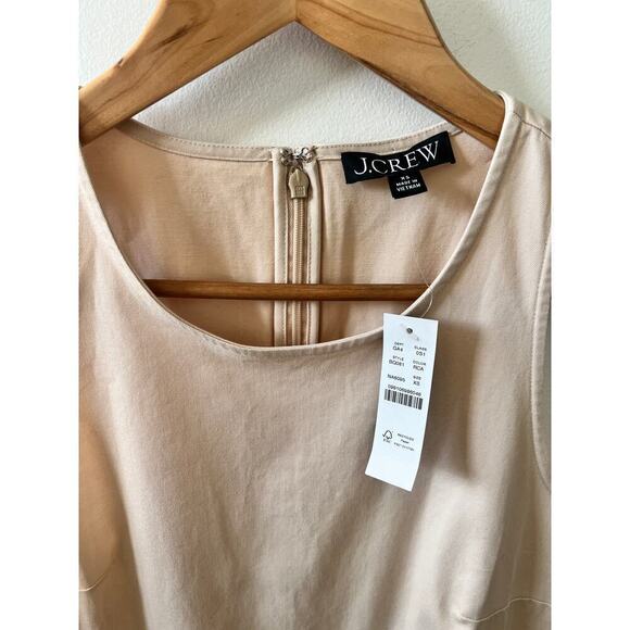 J. Crew pleated-hem shift dress women's size XS NWT - Picture 7 of 8